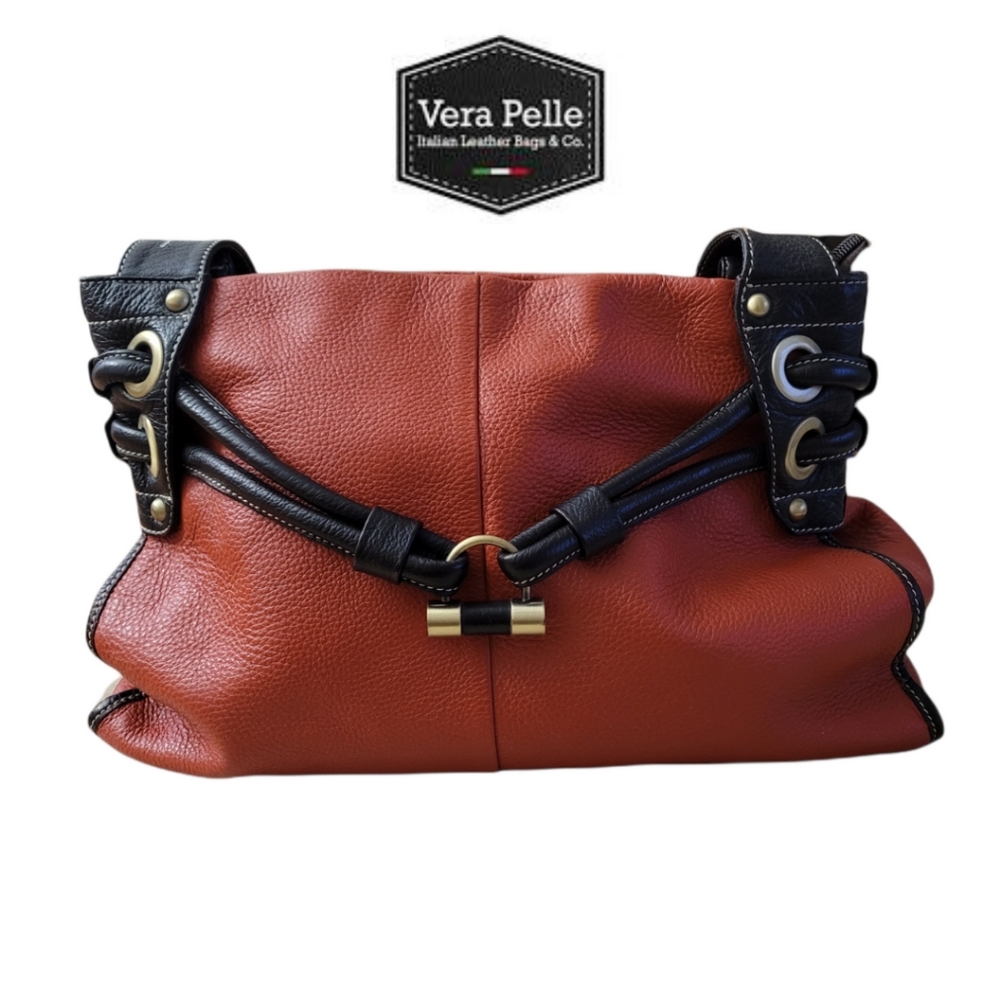 Vera Pelle Italian Leather Bag